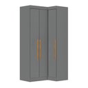 Ver imagem 1 de Guarda Roupas Modulado de Canto Madrid com 3 Portas Maxel