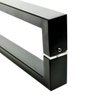 Puxador Portas Duplo Aço Inox Preto Greco 1,5 m para portas: pivotantes/madeira/vidro temperado/ - 3