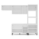 Ver imagem 5 de Armário de Cozinha Modulada Completa 4 Peças 270cm sem Tampo 100% Mdf Amara Politorno Móveis