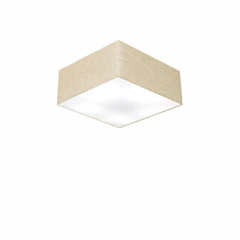 Plafon para Banheiro Quadrado Sb-3000 Cúpula Cor Rústico Bege