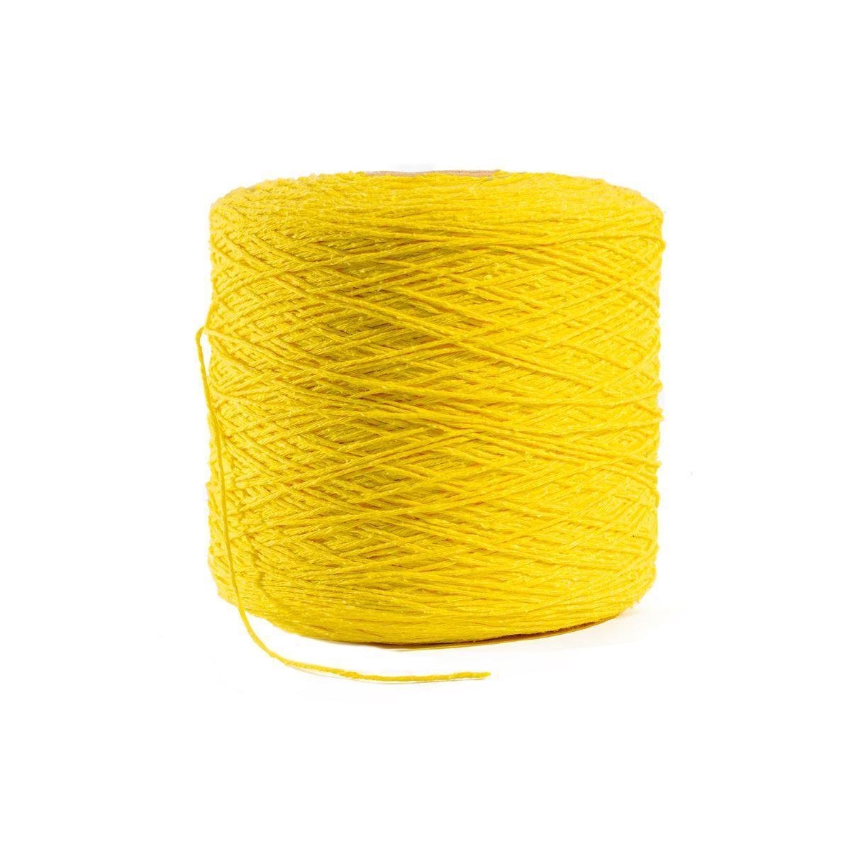 Barbante Ou Linha Para Crochê Colorido Nº 8 - Amarelo - 1