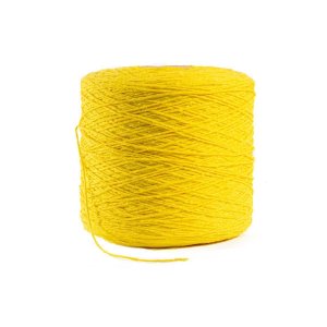 Barbante Ou Linha Para Crochê Colorido Nº 8 - Amarelo
