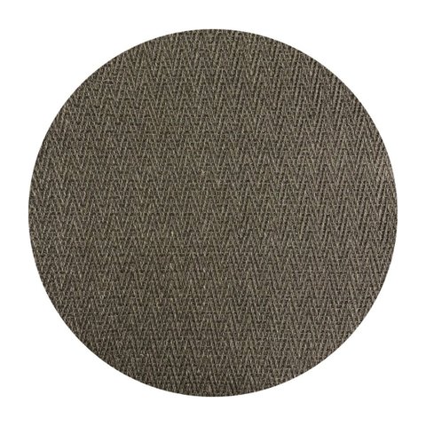 Tapete Sisal Natural 250 Redondo Escama Marrom