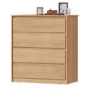 Ver imagem 2 de Cômoda Carla 4 Gavetas - Mx Móveis