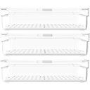 Ver imagem 7 de Kit 3 Organizadores Geladeira 2,8L Cozinha Multiuso Com Respiradouro Frutas Legumes Clear Fresh OU.