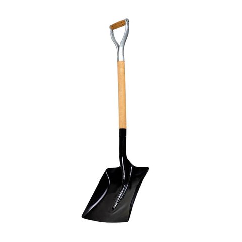 Pá Quadrada Construção em Aço Carbono Cabo Metal N05 118cm Minasul