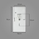 Ver imagem 3 de Arandela 2 Focos Efeito 6 Frisos Alumínio Interna e Externa Preta St2754