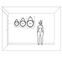 Ver imagem 6 de Relógio Adnet Branco Alça Preta Mostrador Camurça Ponteiro Branco 40 cm