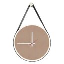 Ver imagem 1 de Relógio Adnet Branco Alça Preta Mostrador Camurça Ponteiro Branco 40 cm