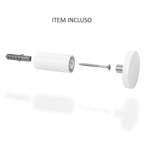 Relógio Adnet Branco Alça Preta Mostrador Camurça Ponteiro Branco 40 cm - 4