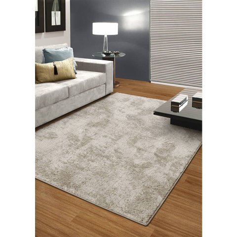 Tapete 2,00x3,00 São Carlos Foffo Bege São Carlos Macio Estonado