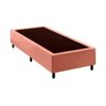 Base Cama Box Solteiro Comum Rosa - 1