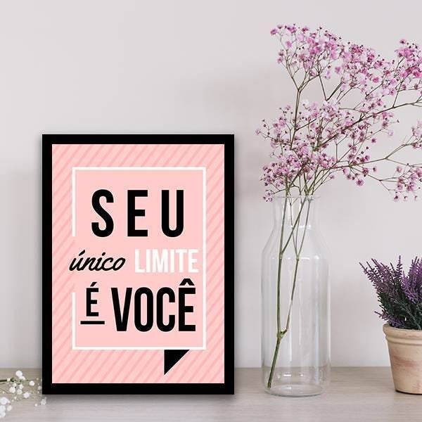 Quadro Decorativo Seu Único Limite é Você - 2