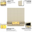 Ver mais imagens de Estante para TV e Home Theater até 84 Polegadas com LED 100% MDF 222,5CMX250CM LED Realce Luminare
