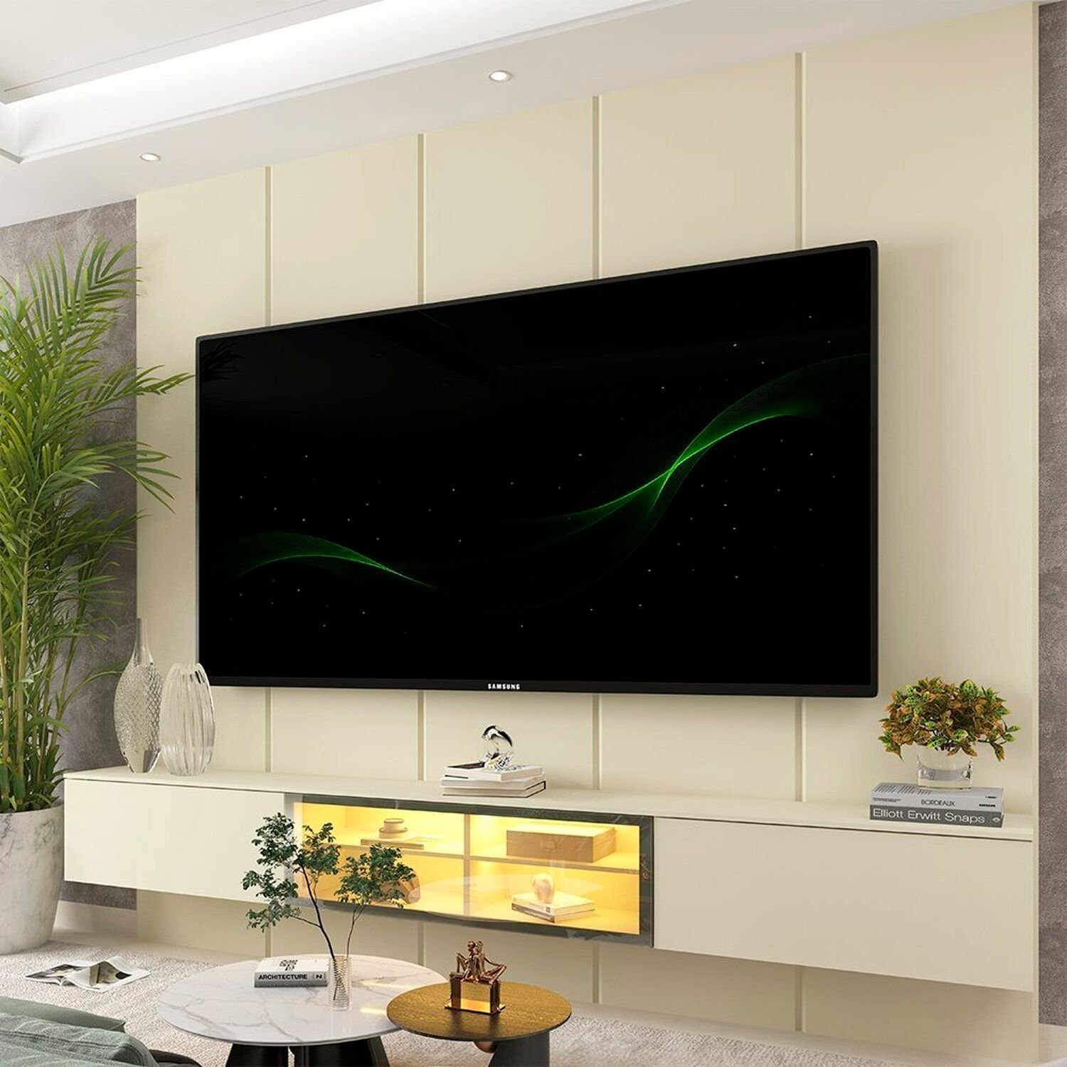 Estante para TV e Home Theater até 84 Polegadas com 100% MDF 222