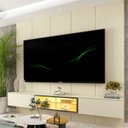Ver imagem 1 de Estante para TV e Home Theater até 84 Polegadas com LED 100% MDF 222,5CMX250CM LED Realce Luminare