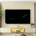Ver imagem 6 de Estante para TV e Home Theater até 84 Polegadas com LED 100% MDF 222,5CMX250CM LED Realce Luminare