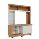 Ver imagem 2 de Estante Home Theater Valença Freijó Off White com Mesa de Centro Jeri Off White Freijó e Aparador Ri