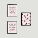 Ver imagem 1 de Kit 3 Quadros Decorativos Esmalteria