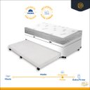 Ver imagem 2 de Box Baú e Aux + Colchão de Espuma Ortobom - Light Liso 88cm