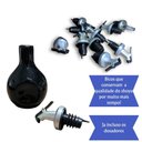 Ver imagem 5 de Kit 50 Jarra Porta Shoyu Amassada Sushi Azul Bico Dosador