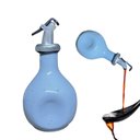 Ver imagem 2 de Kit 50 Jarra Porta Shoyu Amassada Sushi Azul Bico Dosador