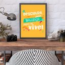 Ver imagem 2 de Quadro Bagunça Fundo Amarelo