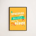 Ver imagem 1 de Quadro Bagunça Fundo Amarelo
