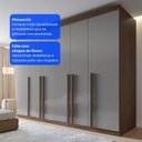 Ver imagem 7 de Guarda-Roupa Grande Casal 6 Portas 06 Gavetas 2,20m Frente 100% MDF Vermont