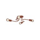 Ver imagem 1 de Luminária Plafon Vogue 4 Lamp E27 Cobre - 3212 Cb