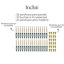 Ver imagem 5 de Oito Suportes 20cm Aço Carbono Design Invisível Mão Francesa para Prateleira de Parede Preto