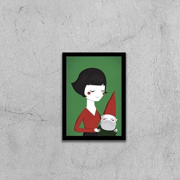 Quadro Decorativo Ilustração Amelie Poulain - 1