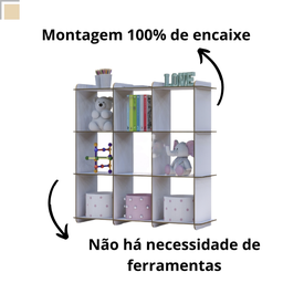 Nicho Organizador para Quarto Infantil Menino Brinquedos Mdf - 2