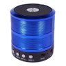 Mini Caixinha Som Portátil Bluetooth Mp3 SD USB Fm Azul - 3