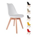 Ver imagem 6 de Kit 4 Cadeiras Saarinen Leda Polipropileno Base Wood Madeira Maciça