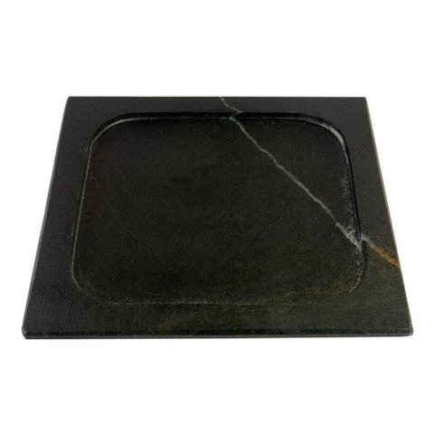 Prato Quadrado Referição Pedra Sabão 25x25cm São José