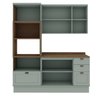 Cozinha Modulada 100% Mdf 3 Peças com Torre Quente e Tampo Iluminata - 4