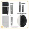 Cama Box Baú Casal + Cabeceira Cassis e Colchão Ortobom Airtech Springpocket 138cm - 3