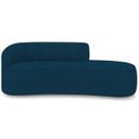 Ver imagem 5 de Sofá 4 Lugares para Sala 220cm Orgânico Wendi Boucle Azul I01 - Mpozenato