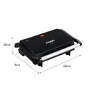 Ver imagem 4 de Grill Arno Compact Gpto Preto 127v [f002]