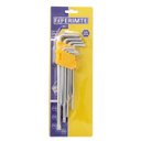 Ver imagem 1 de Chave Torx jogo 9 pçs CA3987 T10 a T50 Grande com guias