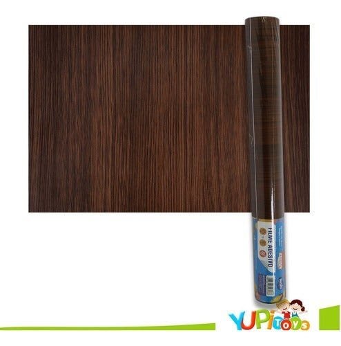 Papel De Parede Textura Lavável 45cmx10m - Yupitoys - madeira tabaco - 4