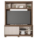 Ver imagem 4 de Estante Para TV até 65 Polegadas Bambam Marrom Caemmun