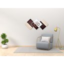 Ver imagem 3 de Quadro Decorativo Grande Para Sala de Estar Una Abstrato