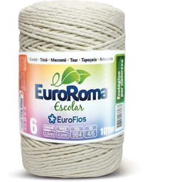Barbante CRU 100G 4/6 Fios Rolo 101M - 2 Barbante CRU 100G 4/6 Fios Rolo 101M - 2