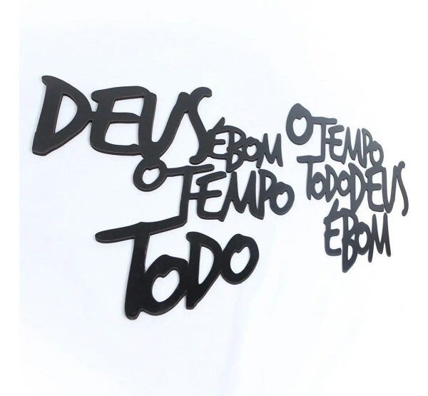 2 Quadros Deus É Bom O Tempo Todo E O Tempo Todo Deus É Bom - 2