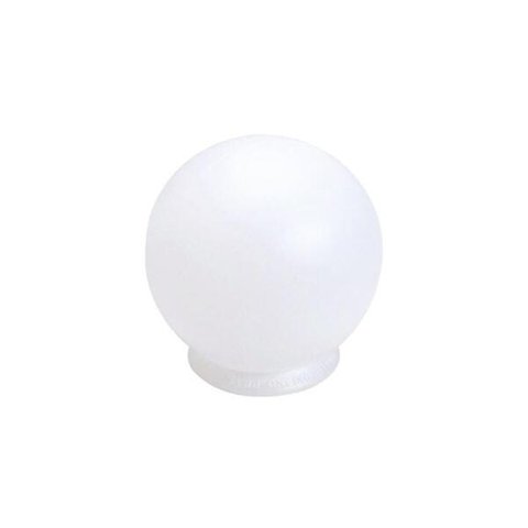 Kit 16 Luminária Plástica Bola + 16 Suporte + 16 Soquete