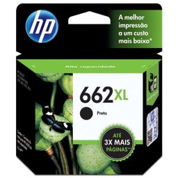 CARTUCHO HP 662XL (CZ105AB) PRETO ORIGINAL - 1