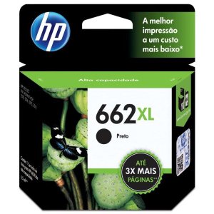 CARTUCHO HP 662XL (CZ105AB) PRETO ORIGINAL