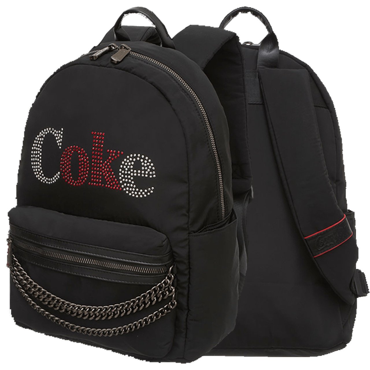 Mochila Coca-Cola Costas Escolar/Urbana Post Preta Pacific - Preto ...